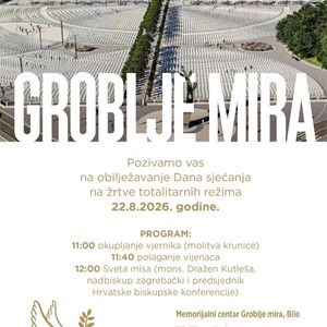 Misno slavlje i komemoracija na Groblju mira povodom Europskog dana sjećanja na žrtve totalitarnih režima